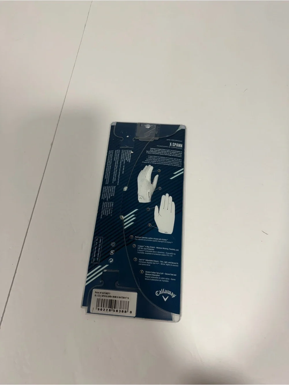Callaway women’s s right golfing glove